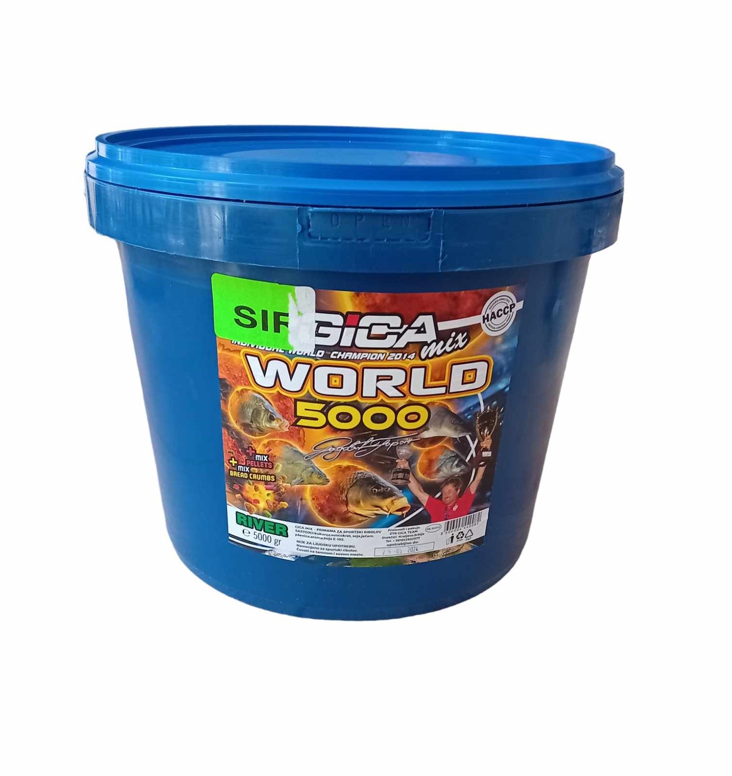 Prihrana Gica Mix World 5000 , 5kg River Sirenje