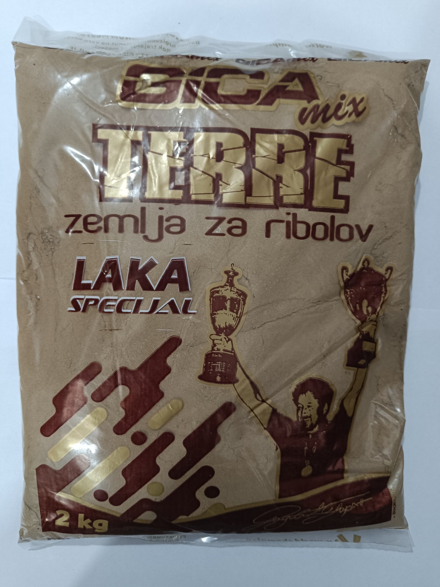 Gica Mix земја лесна, бела за риболов 2 кг