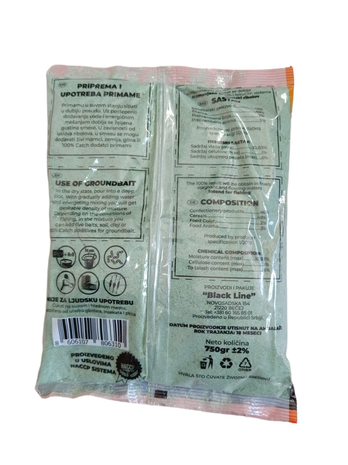 Prihrana za skobal, klen, mrena - zelena