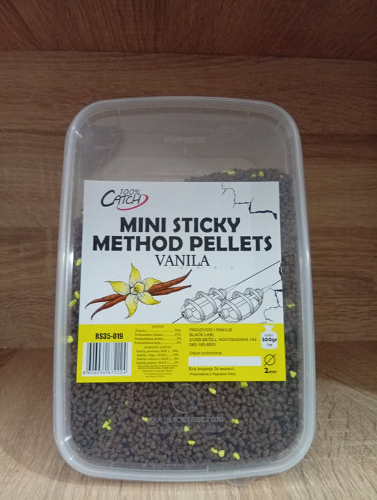 Mini sticky method pellets vanila