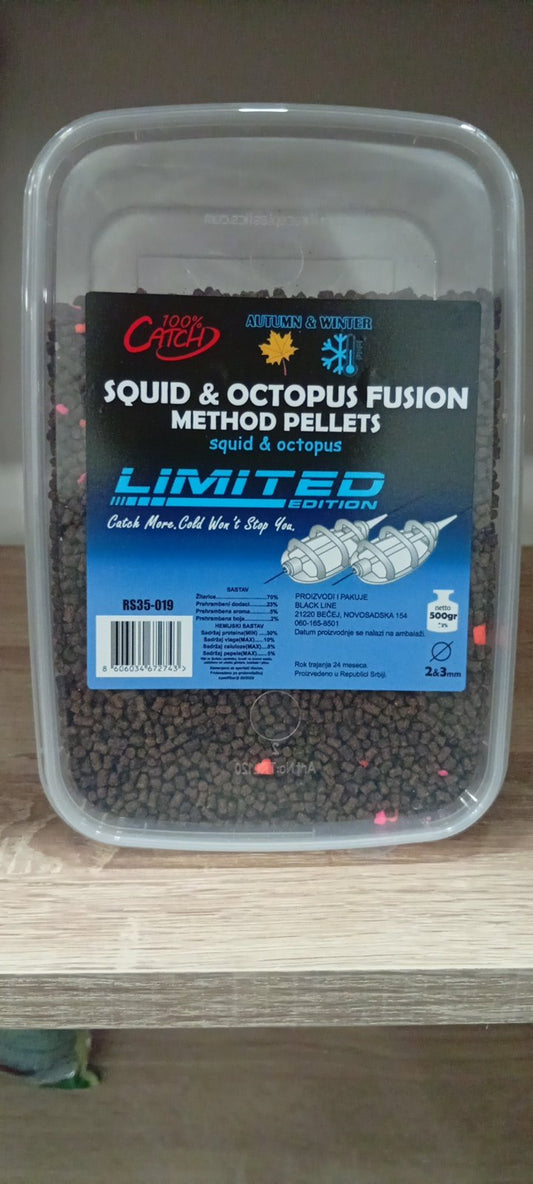Mini sticky method pellets лигња и октопод